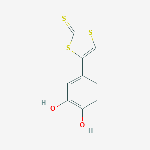 B126533 4-(3,4-Dihydroxyphenyl)-1,3-dithiol-2-thione CAS No. 153275-67-3