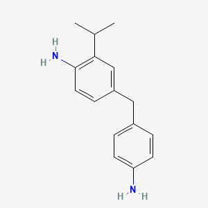 molecular formula C16H20N2 B12653392 4-((4-Aminophenyl)methyl)-2-isopropylaniline CAS No. 85423-00-3