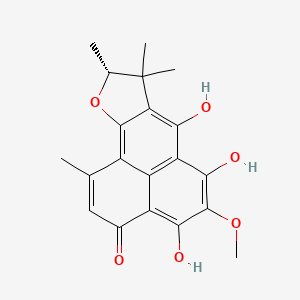 molecular formula C20H20O6 B1265341 Deoxyherqueinone 