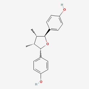 molecular formula C18H20O3 B1265342 (-)-拉雷阿特林 