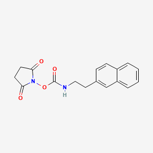 (2,5-dioxopyrrolidin-1-yl) N-(2-naphthalen-2-ylethyl)carbamate