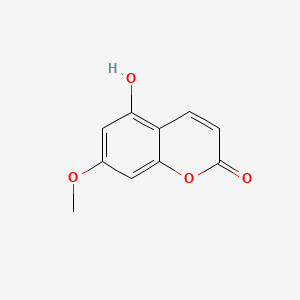 molecular formula C10H8O4 B12653517 5-Hydroxy-7-methoxycoumarin CAS No. 23053-61-4