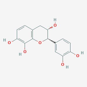 molecular formula C15H14O6 B1265355 (2s,3s)-3,7,8,3',4'-五羟基黄烷 