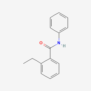 molecular formula C15H15NO B12653555 2-Ethyl-N-phenylbenzamide CAS No. 56776-51-3