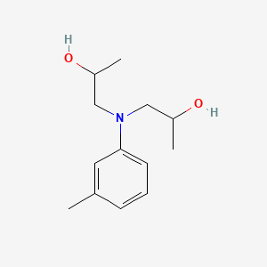 molecular formula C13H21NO2 B12653598 1,1'-(m-Tolylimino)dipropan-2-ol CAS No. 38668-49-4