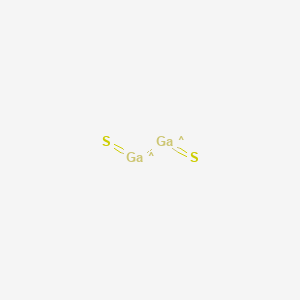 molecular formula Ga2S2 B12653609 Digallium disulphide CAS No. 39356-33-7