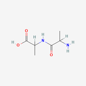 molecular formula C6H12N2O3 B1265364 DL-丙氨酰-DL-丙氨酸 CAS No. 2867-20-1