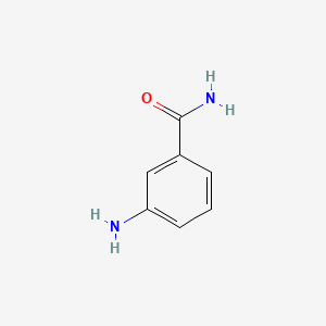 molecular formula C7H8N2O B1265367 3-Aminobenzamide CAS No. 3544-24-9