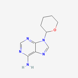molecular formula C10H13N5O B1265368 9-(四氢-2h-吡喃-2-基)-9h-嘌呤-6-胺 CAS No. 7306-67-4