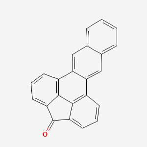 molecular formula C23H12O B12653801 4H-Cyclopenta(cde)benzo(m)triphenylen-4-one CAS No. 86854-13-9