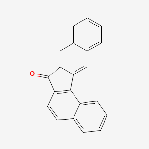 molecular formula C21H12O B12653807 7H-Dibenzo(b,g)fluoren-7-one CAS No. 86854-02-6