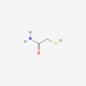 molecular formula C2H5NOS B1265388 2-Mercaptoacetamide CAS No. 758-08-7