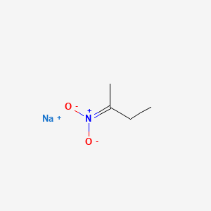 molecular formula C4H8NNaO2 B12653887 2-Nitrobutane nitronate CAS No. 91113-96-1