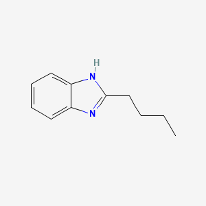 molecular formula C11H14N2 B1265411 2-Butyl-1H-benzimidazole CAS No. 5851-44-5