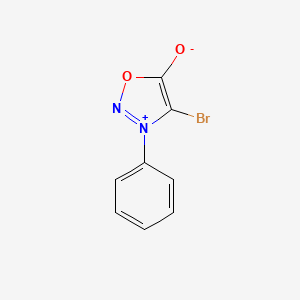 molecular formula C8H5BrN2O2 B1265412 4-Bromo-3-phenylsydnone CAS No. 13183-09-0
