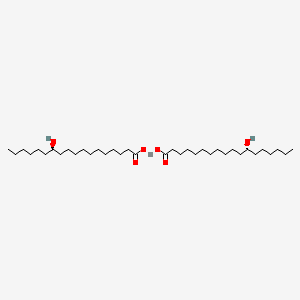 molecular formula C36H70CdO6 B12654127 Cadmium(2+) (R)-12-hydroxyoctadecanoate CAS No. 38517-19-0