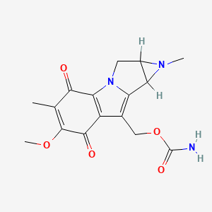 molecular formula C16H17N3O5 B1265418 二脱氢丝裂霉素 B CAS No. 15973-07-6