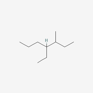 molecular formula C10H22 B12654181 4-Ethyl-3-methylheptane CAS No. 52896-89-6