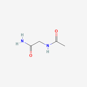 molecular formula C4H8N2O2 B1265420 2-Acetamidoacetamide CAS No. 2620-63-5