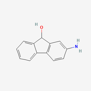 molecular formula C13H11NO B1265422 2-氨基-9H-芴-9-醇 CAS No. 33417-27-5