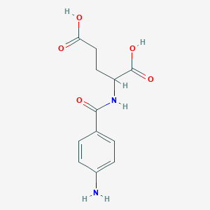 molecular formula C12H14N2O5 B1265424 2-[(4-氨基苯甲酰)氨基]戊二酸 CAS No. 4230-33-5