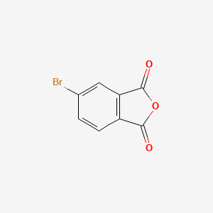 molecular formula C8H3BrO3 B1265426 4-溴邻苯二甲酸酐 CAS No. 86-90-8