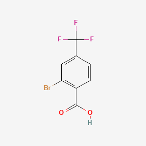 molecular formula C8H4BrF3O2 B1265428 2-溴-4-(三氟甲基)苯甲酸 CAS No. 328-89-2