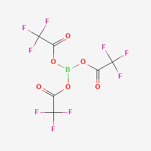 molecular formula C6BF9O6 B1265429 三（三氟乙酰氧基）硼烷 CAS No. 350-70-9