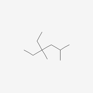 molecular formula C10H22 B12654297 4-Ethyl-2,4-dimethylhexane CAS No. 52897-03-7