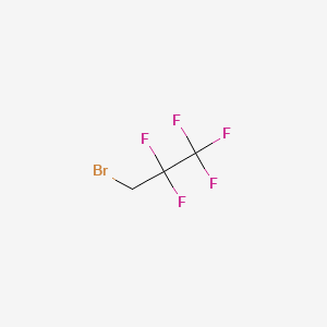 molecular formula C3H2BrF5 B1265435 3-溴-1,1,1,2,2-五氟丙烷 CAS No. 422-01-5