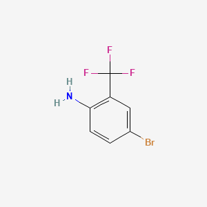 molecular formula C7H5BrF3N B1265437 4-溴-2-(三氟甲基)苯胺 CAS No. 445-02-3