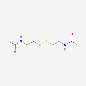 molecular formula C8H16N2O2S2 B1265450 2-乙酰氨基乙基二硫化物 CAS No. 638-44-8