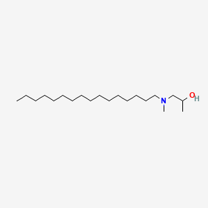 molecular formula C20H43NO B12654827 1-(Hexadecylmethylamino)propan-2-ol CAS No. 85154-21-8