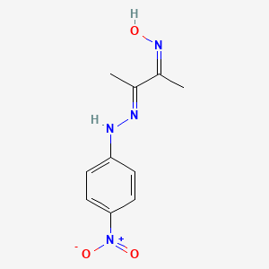 3-[(P-Nitrophenyl)hydrazono]butan-2-one oxime