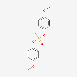 Phosphonic acid, methyl-, bis(4-methoxyphenyl) ester