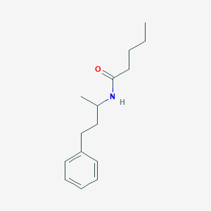 B126551 N-(1-Methyl-3-phenylpropyl)valeramide CAS No. 143086-32-2