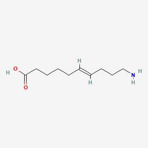 molecular formula C10H19NO2 B12655120 10-Amino-6-decenoic acid CAS No. 71140-64-2