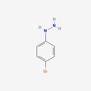 molecular formula C6H7BrN2 B1265515 (4-溴苯基)肼 CAS No. 589-21-9