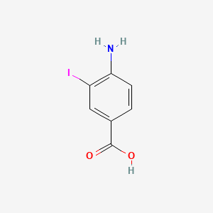 B1265520 4-Amino-3-iodobenzoic acid CAS No. 2122-63-6