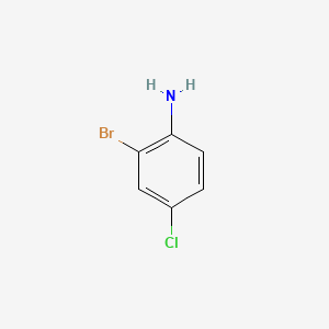 molecular formula C6H5BrClN B1265534 2-Bromo-4-chloroaniline CAS No. 873-38-1