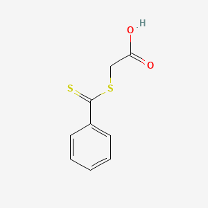 molecular formula C9H8O2S2 B1265541 S-(苯甲酰硫代)硫代乙酸 CAS No. 942-91-6