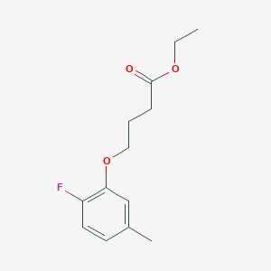 Ethyl 4-(2-fluoro-5-methyl-phenoxy)butanoate