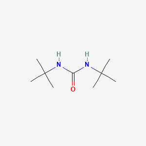 molecular formula C9H20N2O B1265562 Urea, N,N'-bis(1,1-dimethylethyl)- CAS No. 5336-24-3