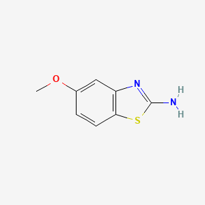 molecular formula C8H8N2OS B1265578 5-甲氧基苯并[d]噻唑-2-胺 CAS No. 54346-87-1