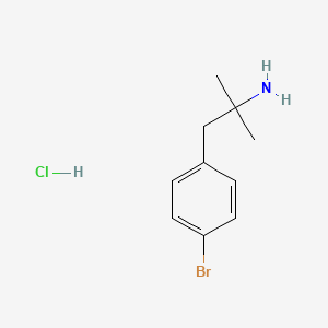 molecular formula C10H15BrClN B1265581 1-(4-溴苯基)-2-甲基丙烷-2-胺盐酸盐 CAS No. 1463-08-7