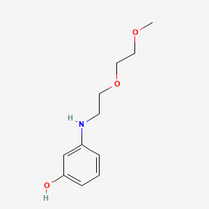 3-((2-(2-Methoxyethoxy)ethyl)amino)phenol