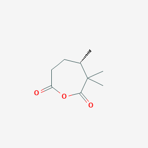 molecular formula C9H14O3 B12655906 Trimethyladipic anhydride CAS No. 29011-65-2