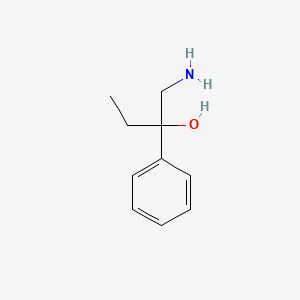 molecular formula C10H15NO B1265595 1-氨基-2-苯基丁-2-醇 CAS No. 770-65-0