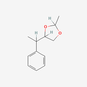 2-Methyl-4-(1-phenylethyl)-1,3-dioxolane