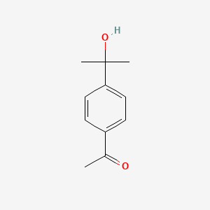molecular formula C11H14O2 B1265602 乙酮，1-[4-(1-羟基-1-甲基乙基)苯基]- CAS No. 54549-72-3